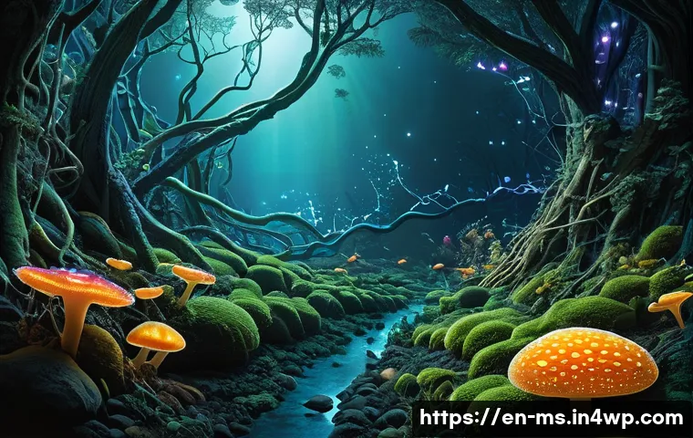 과학적 발견과 진화론의 대립 - **The Interconnected Web of Life: Genetic Exchange and Symbiosis**
"A highly detailed and vibran...