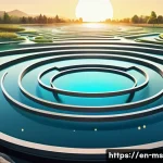 과학적 발견에 대한 진화적 관점 - A detailed, vibrant illustration of a scientific breakthrough depicted as a glowing double helix DNA...